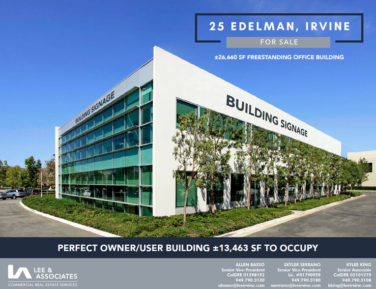 25 Edelman, Irvine, CA à vendre - Photo du bâtiment - Image 1 de 15