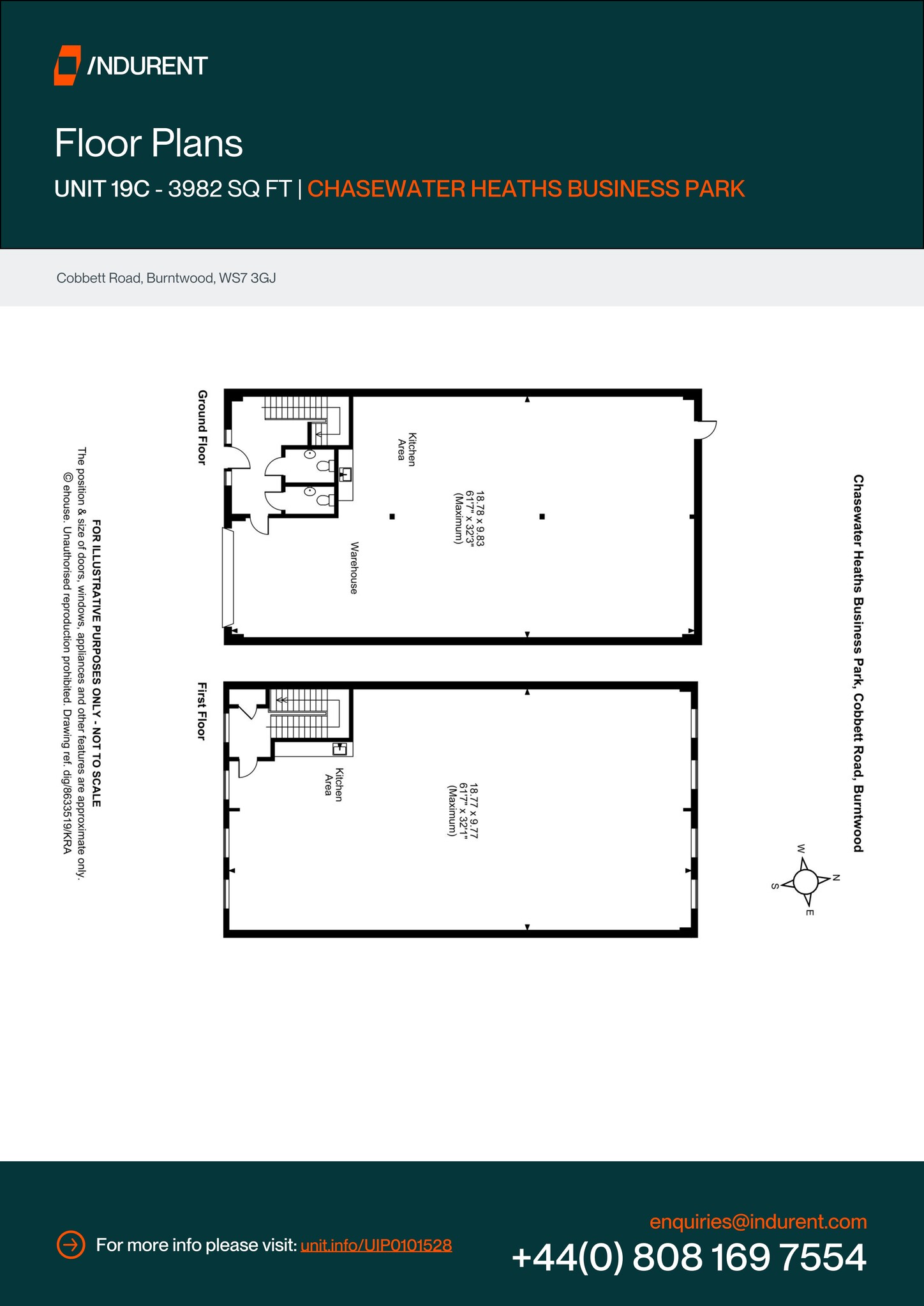 Cobbett Rd, Burntwood à louer Plan de site- Image 1 de 1