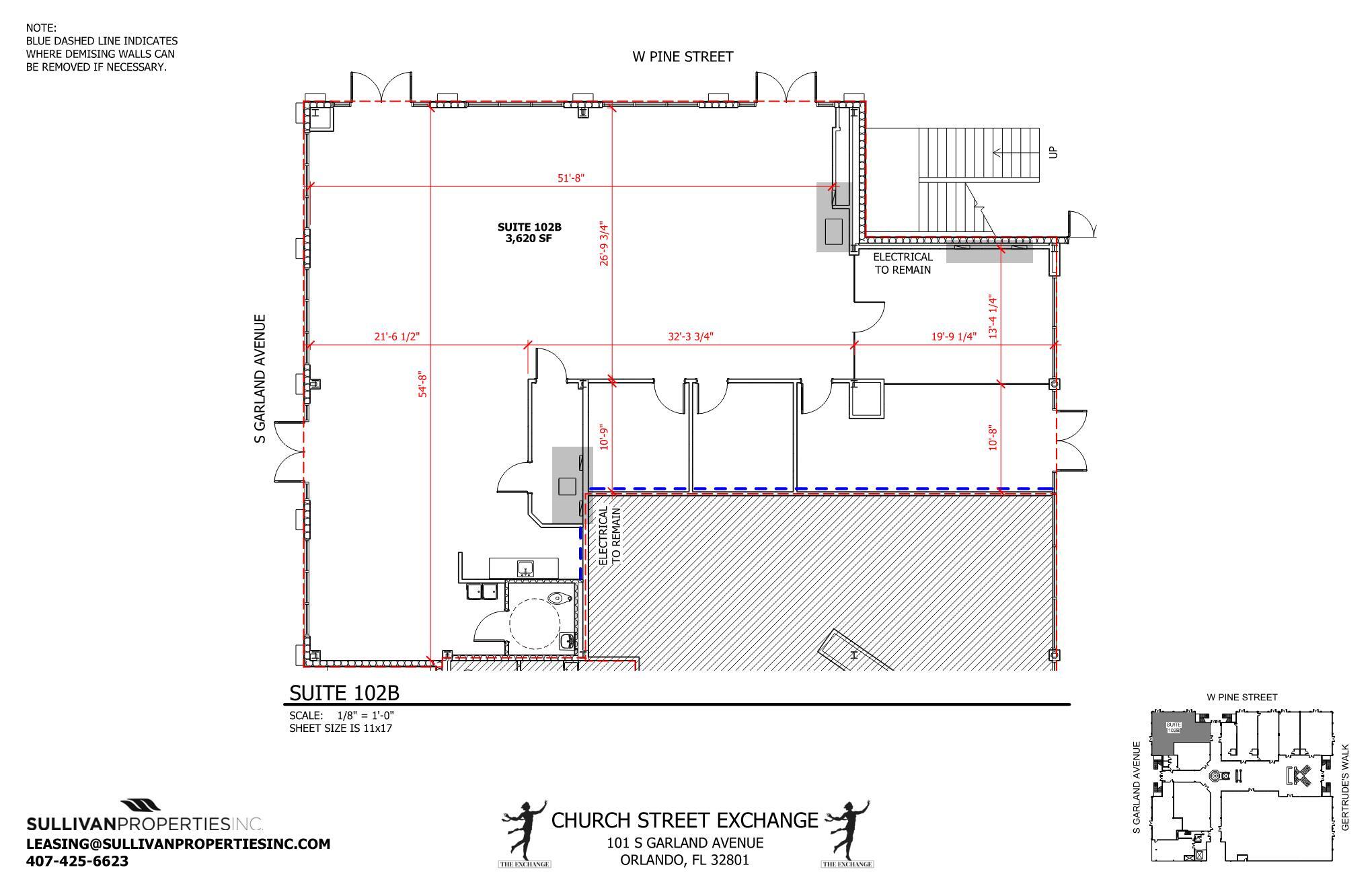122 W Pine St, Orlando, FL for lease Floor Plan- Image 1 of 1