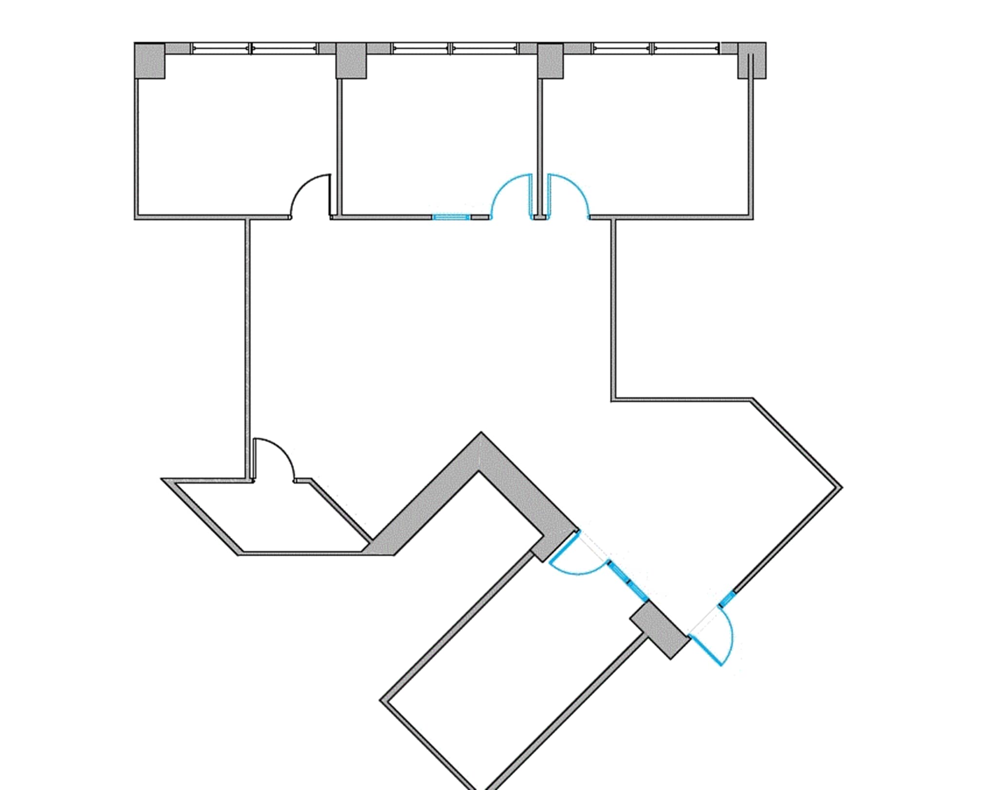 1910 Pacific Ave, Dallas, TX for lease Floor Plan- Image 1 of 1
