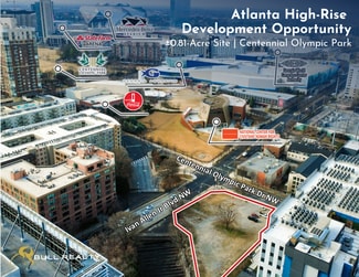 Plus de détails pour 377 Centennial Olympic Park NW dr, Atlanta, GA - Terrain à vendre