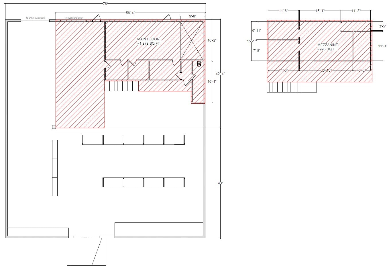 3935 9th Ave S, Seattle, WA for lease Floor Plan- Image 1 of 2