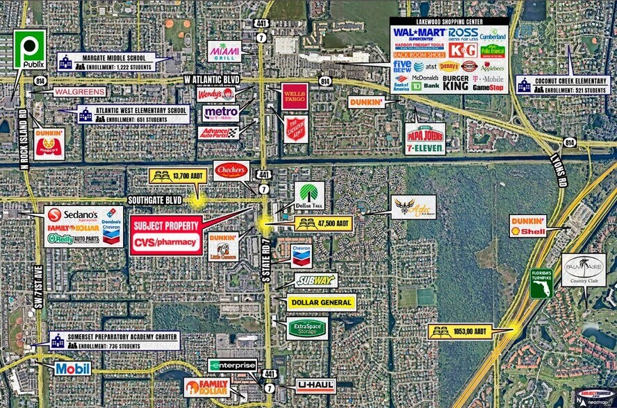255 S State Road 7 Blvd, Margate, FL à vendre - Aérien - Image 2 de 5