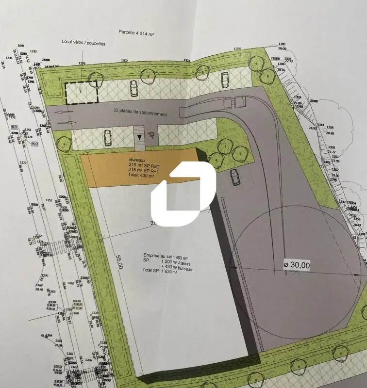 Local d'activités dans Sainte-Luce-sur-Loire à vendre Plan de site- Image 1 de 2