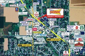 929 W Springfield Rd, Taylorville, IL - AERIAL  map view - Image1