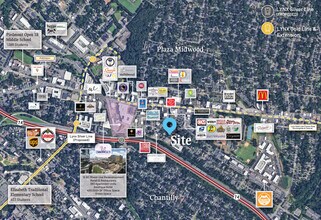 1200 The Plaza Rd, Charlotte, NC - AERIAL  map view