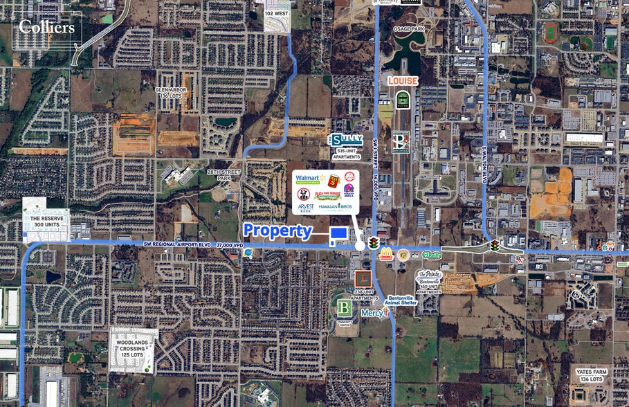 SW Regional Airport Blvd, Bentonville, AR à vendre - Photo du bâtiment - Image 3 de 3
