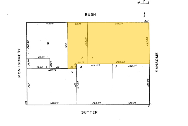 225 Bush St, San Francisco, CA à vendre - Plan cadastral - Image 1 de 1