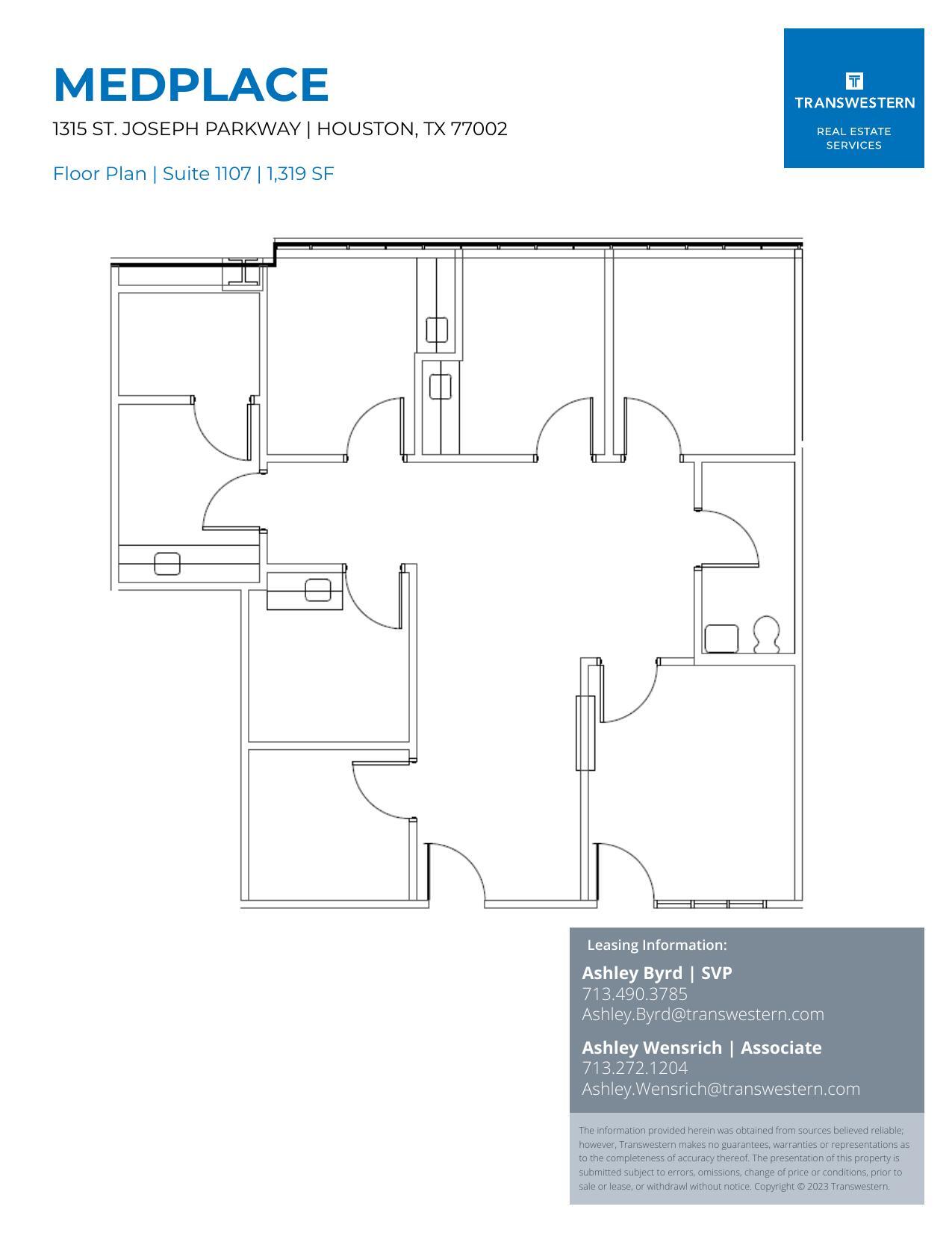 1315 St Joseph Pky, Houston, TX for sale Floor Plan- Image 1 of 2