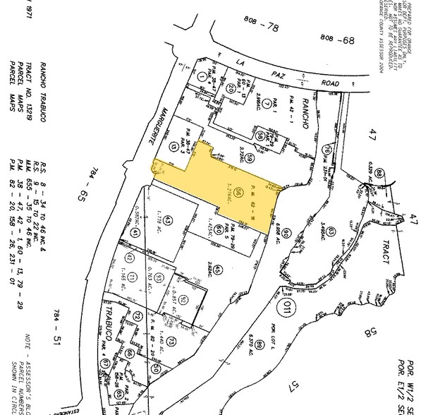 25280-25290 Marguerite Pky, Mission Viejo, CA for lease - Plat Map - Image 2 of 7