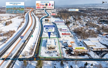 1166 Central Ave, Dunkirk, NY - AERIAL  map view - Image1