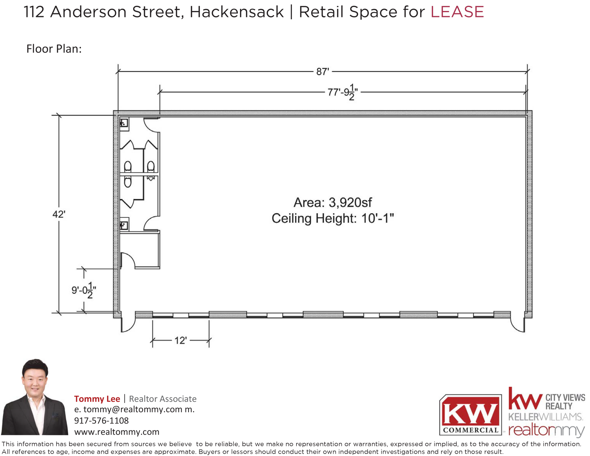 114-116 Anderson St, Hackensack, NJ for lease Building Photo- Image 1 of 1