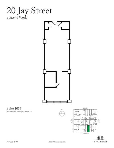 20 Jay St, Brooklyn, NY à louer - Plan de site - Image 2 de 6