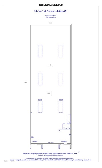 13 Central Ave, Weaverville, NC for lease - Site Plan - Image 3 of 27