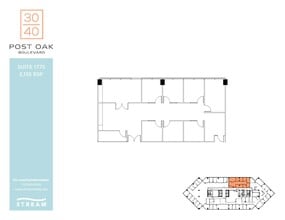 3040 Post Oak Blvd, Houston, TX à louer Plan d’étage- Image 1 de 1
