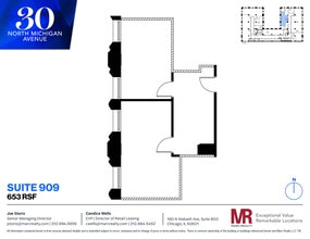 30 N Michigan Ave, Chicago, IL for lease Floor Plan- Image 1 of 4