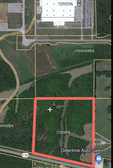 Hwy 178, Mantachie, MS à vendre - Plan cadastral - Image 2 de 3