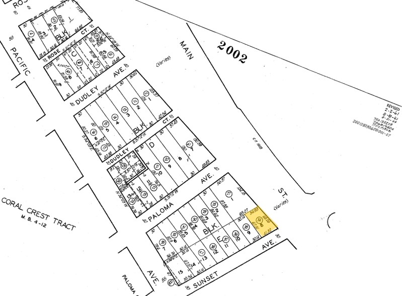 523 Main St, Venice, CA à vendre - Plan cadastral - Image 1 de 1