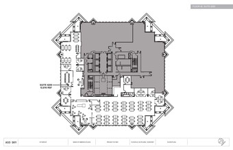 600 Peachtree St NE, Atlanta, GA à louer Plan d  tage- Image 1 de 1