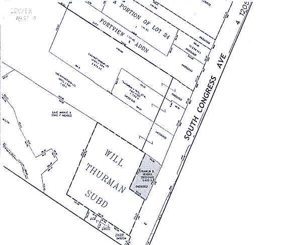 4712 S Congress Ave, Austin, TX à vendre - Plan cadastral - Image 2 de 38