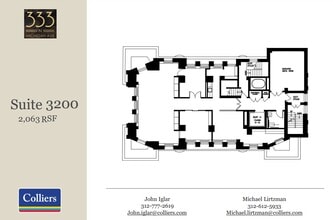 333 N Michigan Ave, Chicago, IL for lease Floor Plan- Image 1 of 1