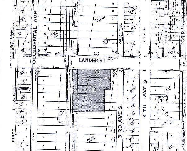 241 S Lander St, Seattle, WA à louer - Plan cadastral - Image 2 de 9