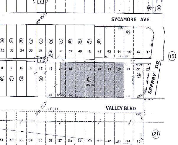 863 E Valley Blvd, Colton, CA à vendre - Plan cadastral - Image 2 de 2