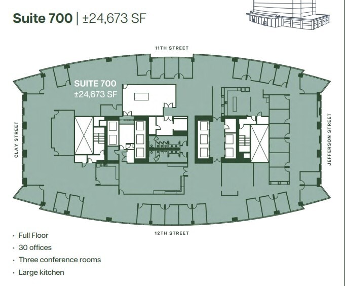 555 12th St, Oakland, CA for lease Floor Plan- Image 1 of 1