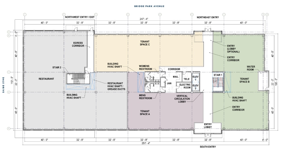 4445 Bridge Park Ave, Dublin, OH for lease Floor Plan- Image 1 of 1