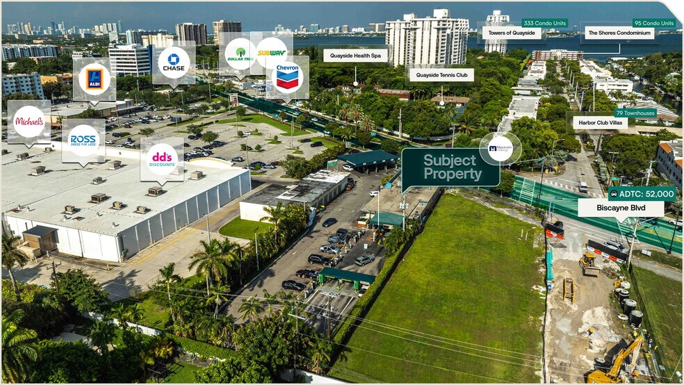 10550 Biscayne Blvd, Miami, FL à vendre - Aérien - Image 2 de 3