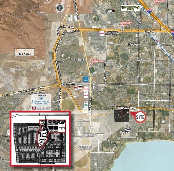 NEC Lazaret Ave, Saratoga Springs, UT for lease - Building Photo - Image 2 of 3