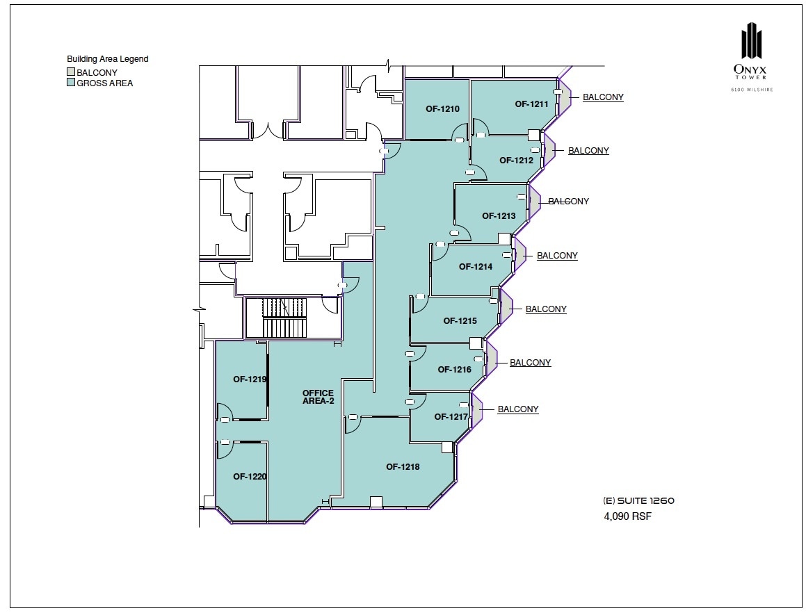 6100 Wilshire Blvd, Los Angeles, CA à louer Plan d’étage- Image 1 de 1