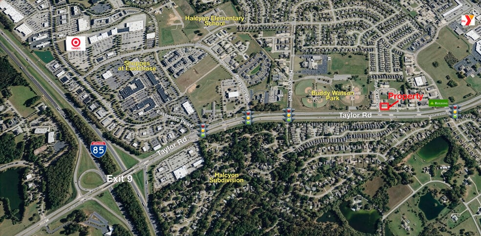 2133-2149 Taylor Rd, Montgomery, AL à vendre - Aérien - Image 2 de 3