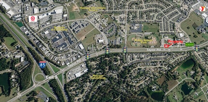 2133-2149 Taylor Rd, Montgomery, AL - Aerial  map view