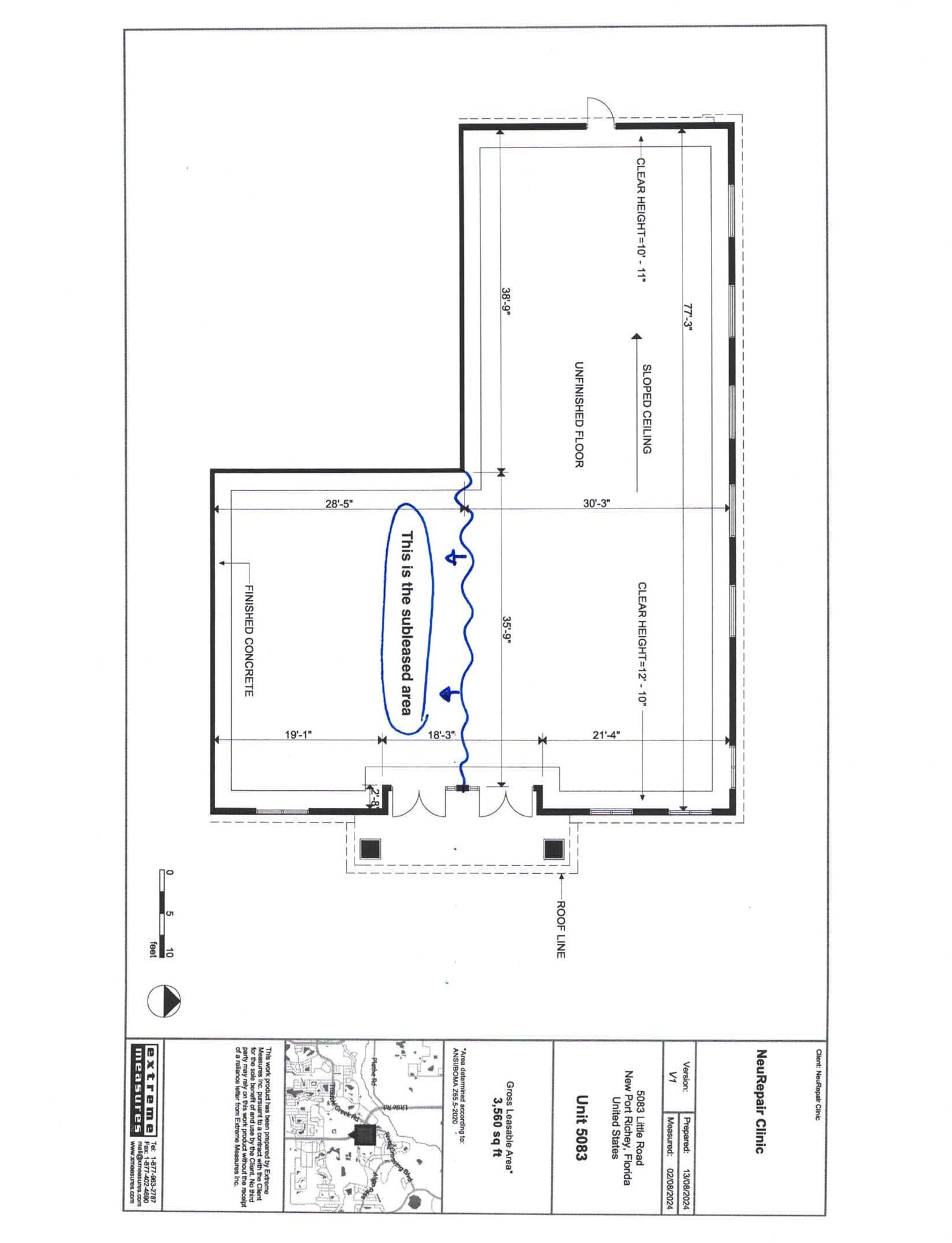 5083 Little Rd, New Port Richey, FL for lease Site Plan- Image 1 of 4