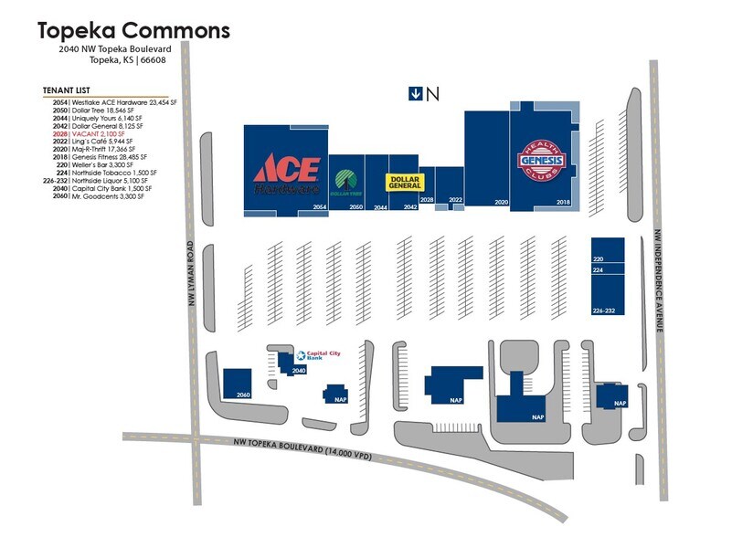 2050 NW Topeka Blvd, Topeka, KS à louer - Photo du bâtiment - Image 3 de 3