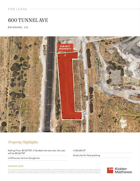 600 Tunnel Ave, Brisbane, CA à louer - Photo du bâtiment - Image 3 de 3