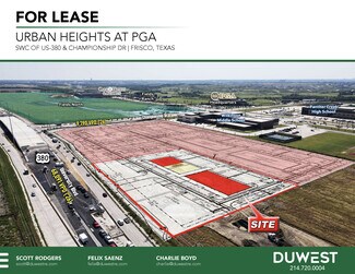 Plus de détails pour SWC of US Hwy 380 & Championship Dr, Frisco, TX - Commerce de détail à louer