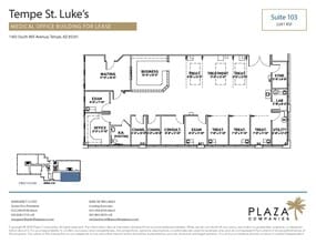 1492 S Mill Ave, Tempe, AZ for lease Floor Plan- Image 1 of 1