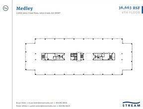 Bureau dans Johns Creek, GA à louer Plan d  tage- Image 1 de 1