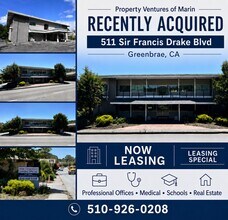 511 Sir Francis Drake Blvd, Greenbrae, CA à louer Photo du bâtiment- Image 1 de 1