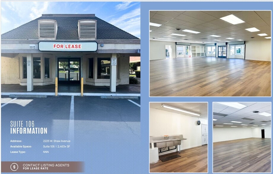 2221-2261 W Shaw Ave, Fresno, CA for lease - Building Photo - Image 2 of 6