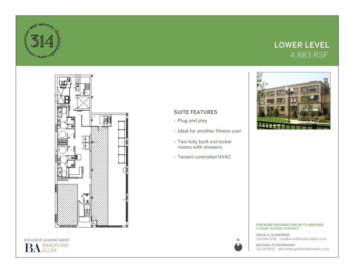 314 W Institute Pl, Chicago, IL à louer Plan d’étage- Image 1 de 11