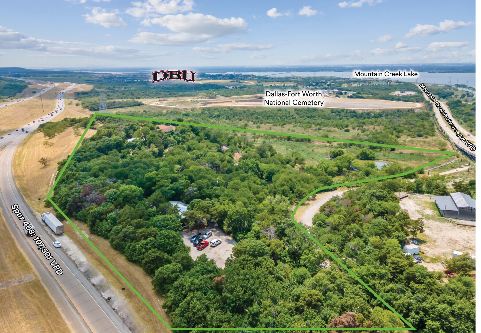 1806 Mountain Creek Pky, Dallas, TX à vendre Aérien- Image 1 de 9