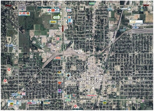 2126 N Van Buren St, Enid, OK - AERIAL map view