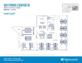 4800 Six Forks Rd, Raleigh, NC for lease Floor Plan- Image 2 of 3