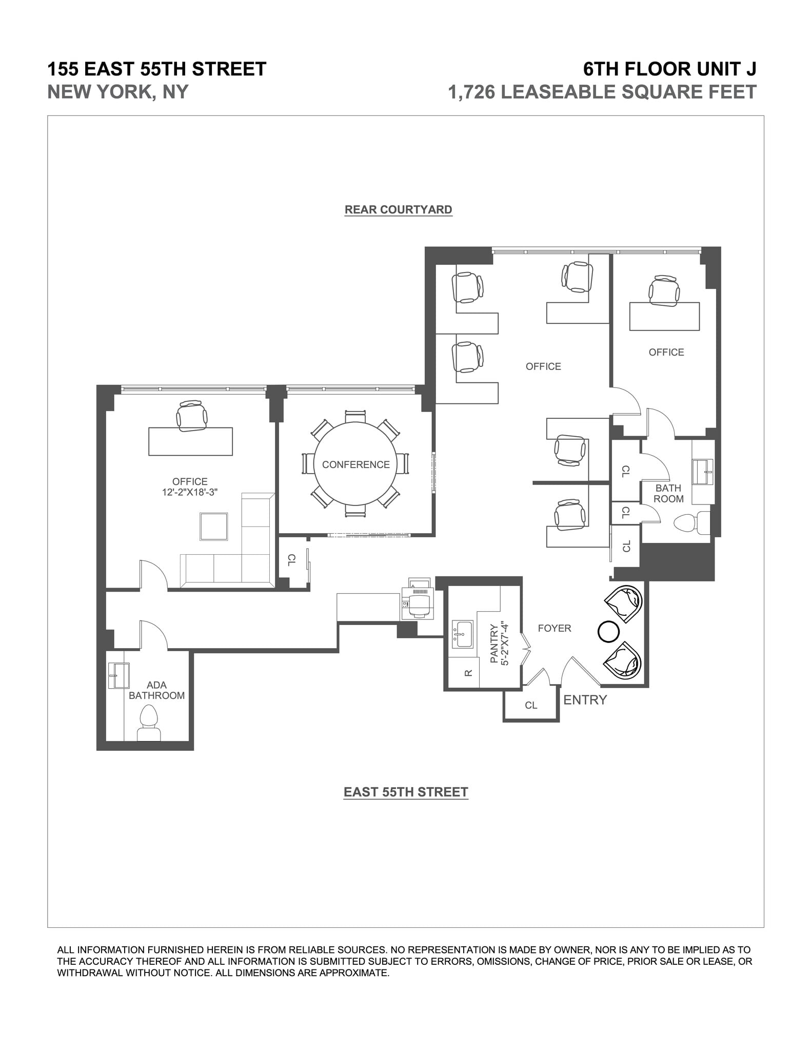 155 E 55th St, New York, NY for lease Site Plan- Image 1 of 6