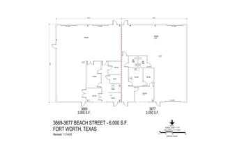 3649-3661 N Beach St, Fort Worth, TX for lease Site Plan- Image 2 of 2