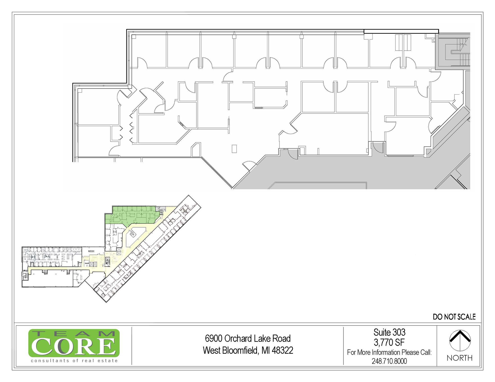 6900 Orchard Lake Rd, West Bloomfield, MI à louer Plan d  tage- Image 1 de 1