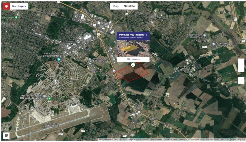 0 Gateway Dr, Goldsboro, NC à vendre - Aérien - Image 2 de 3